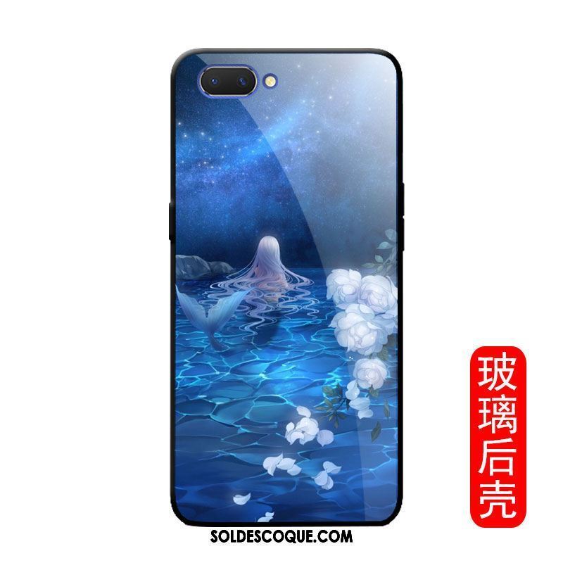 Coque Oppo A3s Téléphone Portable Dessin Animé Incassable Verre Protection Housse Pas Cher