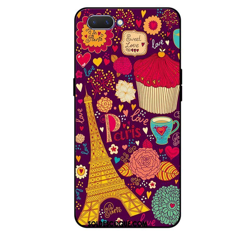 Coque Oppo A3s Téléphone Portable Dessin Animé Silicone Tout Compris Étui Pas Cher