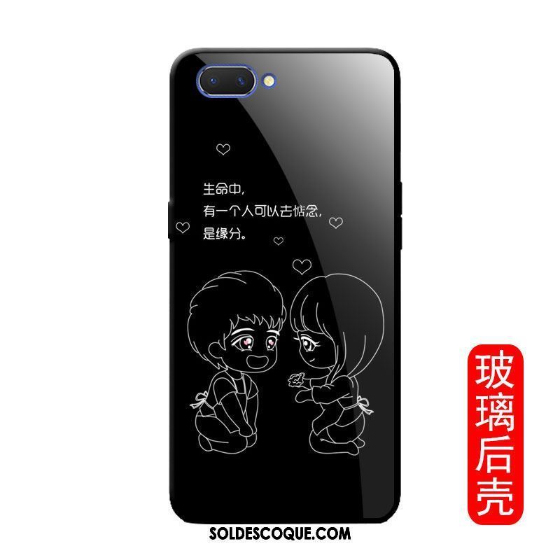 Coque Oppo A3s Téléphone Portable Miroir Amoureux Pissenlit Protection Soldes