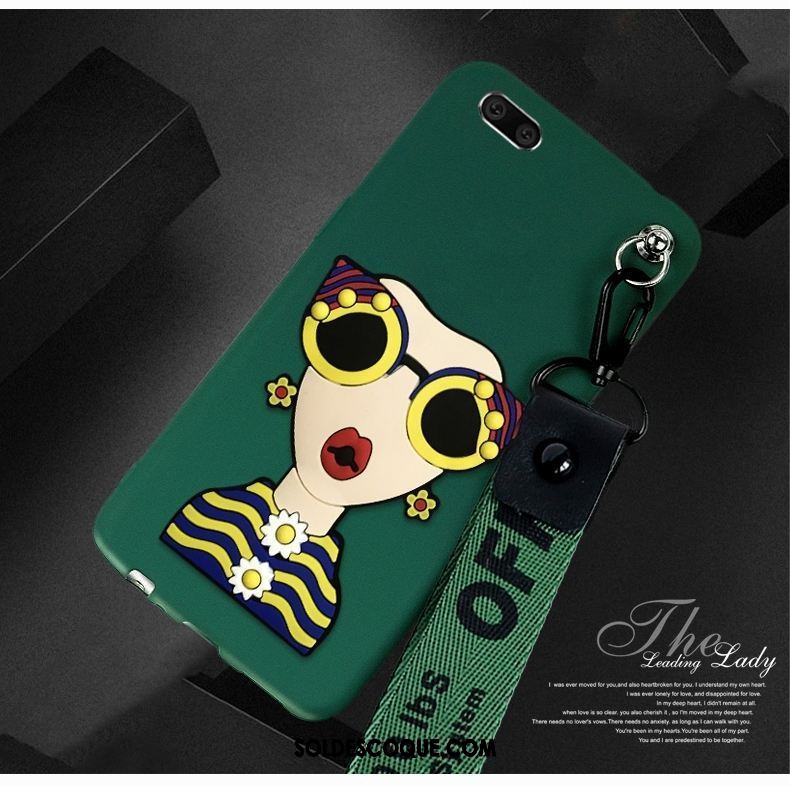 Coque Oppo A3s Téléphone Portable Tout Compris Vert Étui Silicone Pas Cher