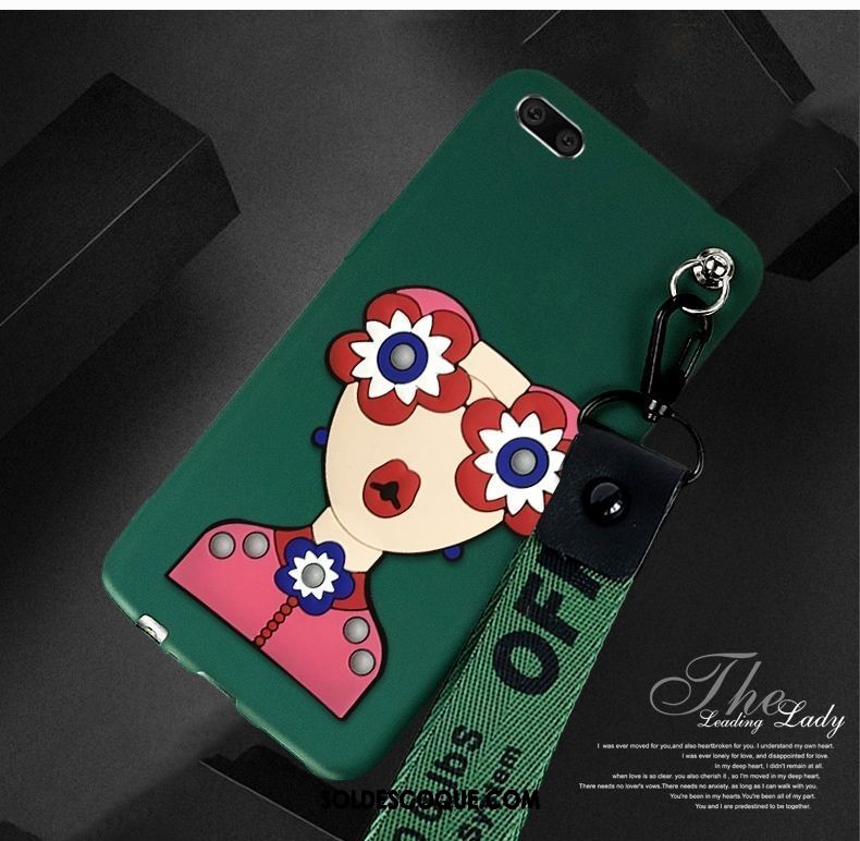 Coque Oppo A3s Téléphone Portable Tout Compris Vert Étui Silicone Pas Cher