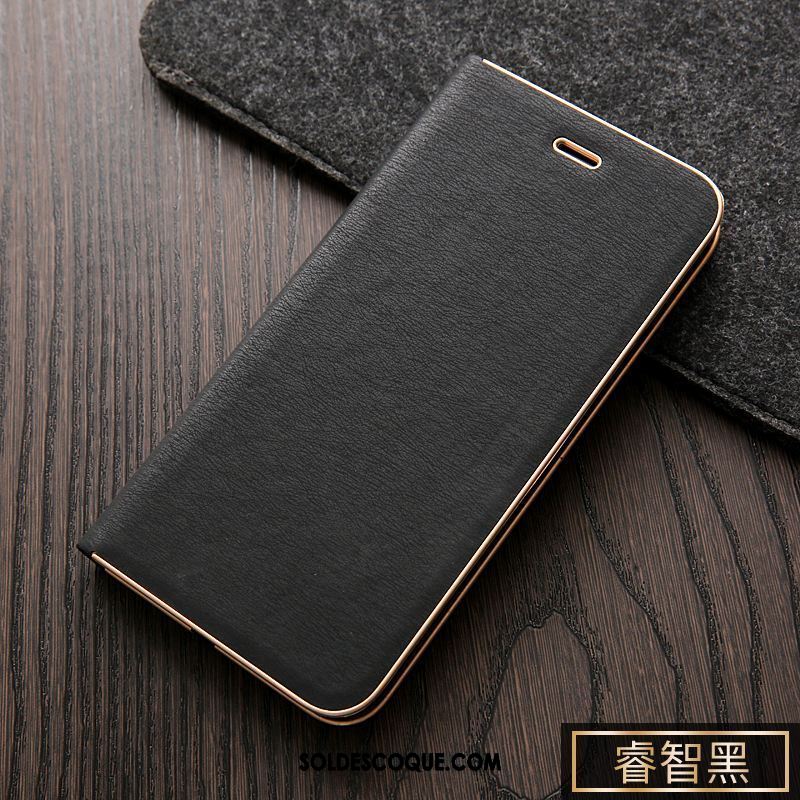 Coque Oppo A3s Vintage Cuir Véritable Incassable Étui En Cuir Protection Soldes