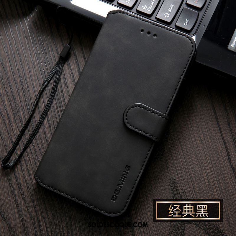 Coque Oppo A3s Étui Protection Incassable Gris Étui En Cuir Pas Cher