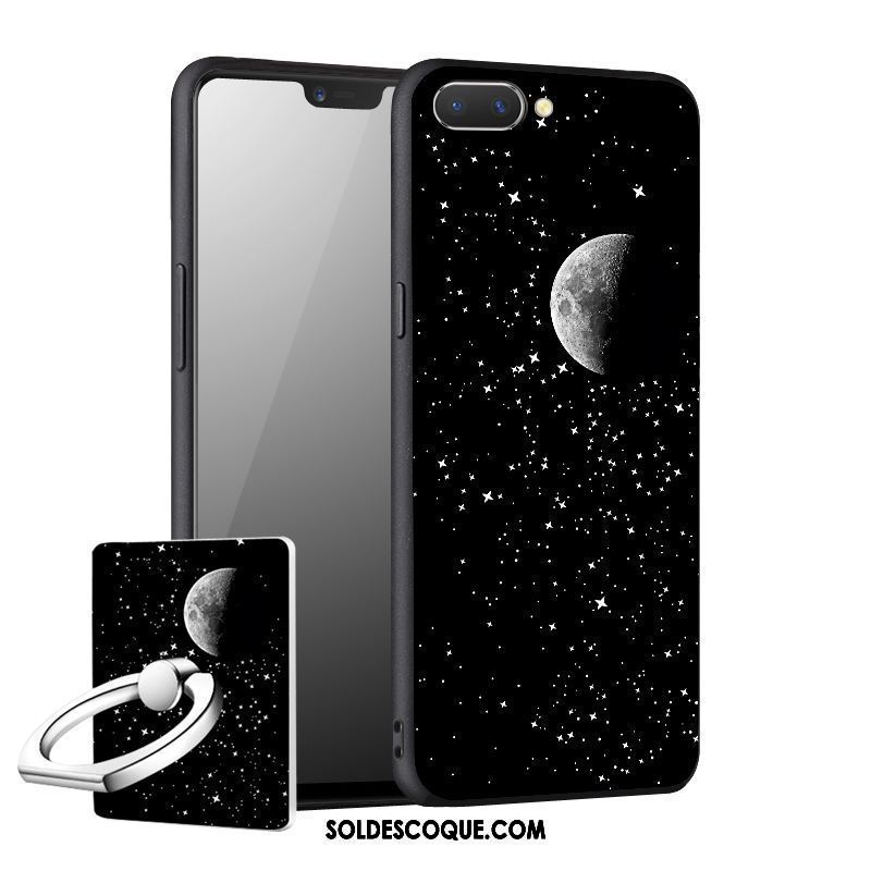 Coque Oppo A3s Étui Silicone Délavé En Daim Téléphone Portable Protection En Vente