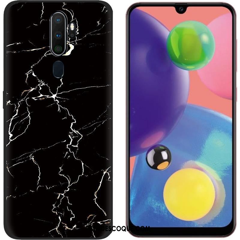 Coque Oppo A5 2020 Blanc Délavé En Daim Chaud Tendance Téléphone Portable En Vente