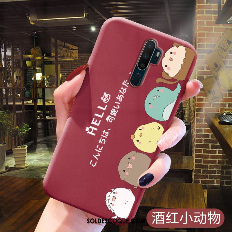 Coque Oppo A5 2020 Dessin Animé Tendance Étui Silicone Amour France