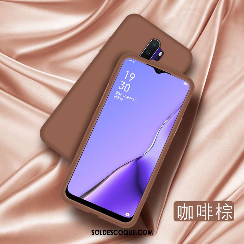 Coque Oppo A5 2020 Incassable Tempérer Silicone Téléphone Portable Fluide Doux Soldes