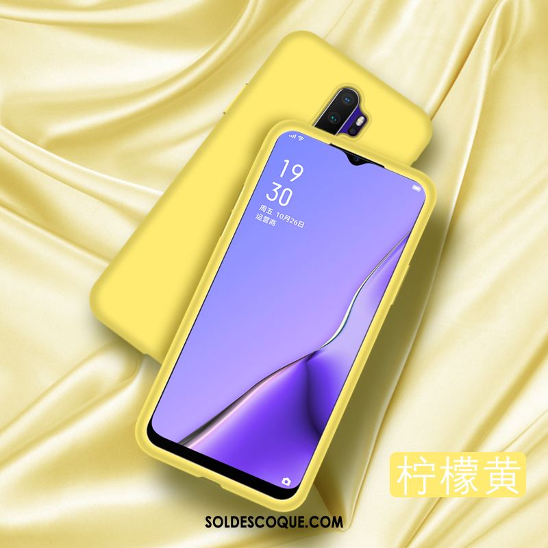 Coque Oppo A5 2020 Incassable Tempérer Silicone Téléphone Portable Fluide Doux Soldes