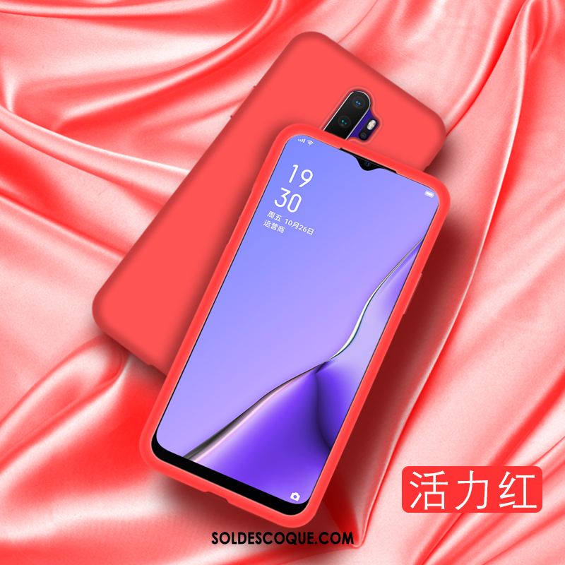 Coque Oppo A5 2020 Incassable Tempérer Silicone Téléphone Portable Fluide Doux Soldes