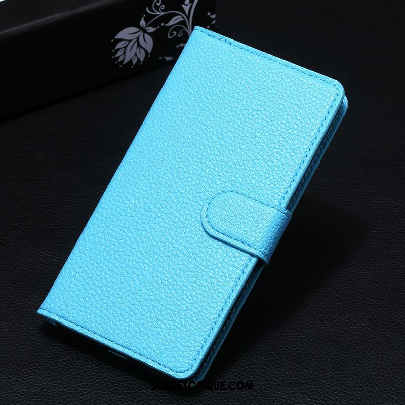 Coque Oppo A5 Bleu Téléphone Portable Clamshell Étui En Cuir Protection En Vente