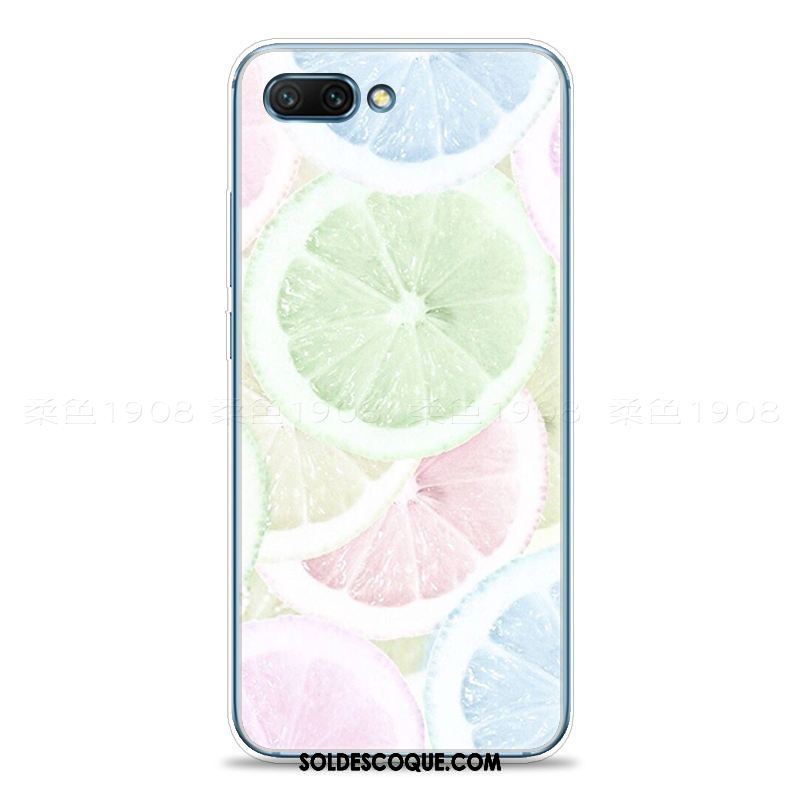 Coque Oppo A5 Fraise Créatif Fruit Vert Citron Soldes