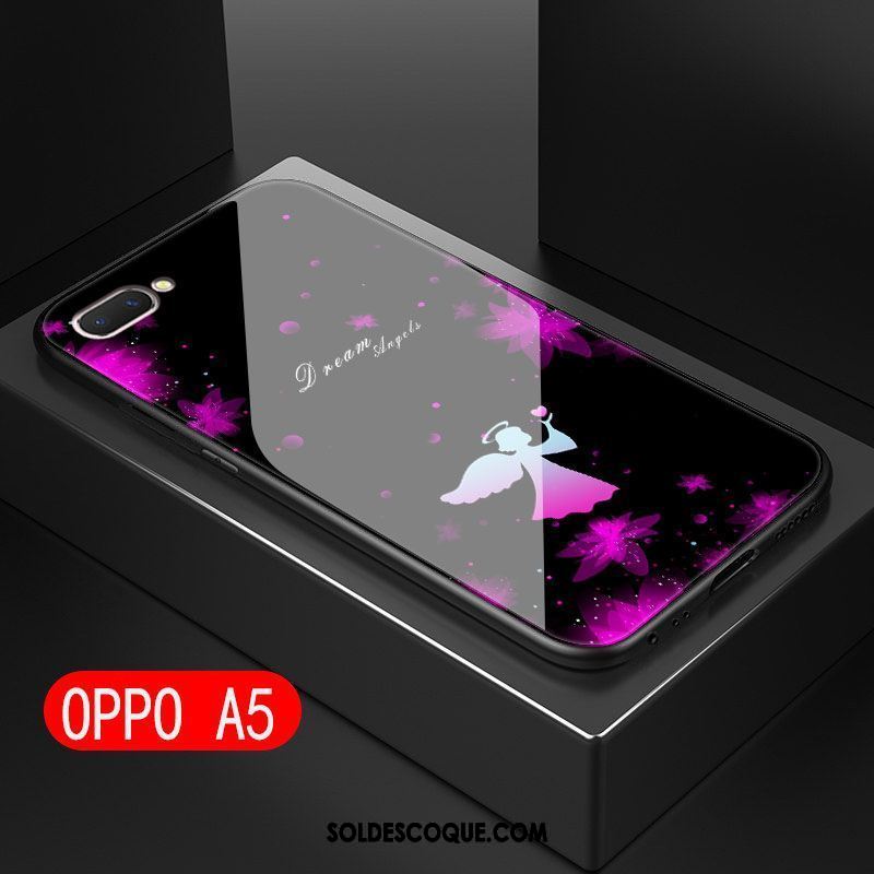 Coque Oppo A5 Nouveau Fluide Doux Silicone Couvercle Arrière Tendance Soldes