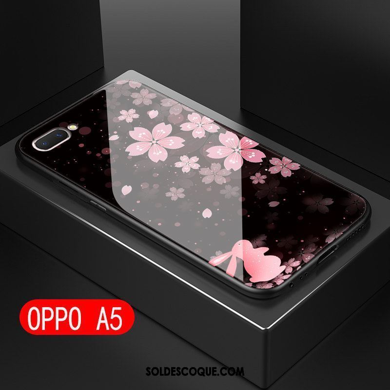 Coque Oppo A5 Nouveau Fluide Doux Silicone Couvercle Arrière Tendance Soldes