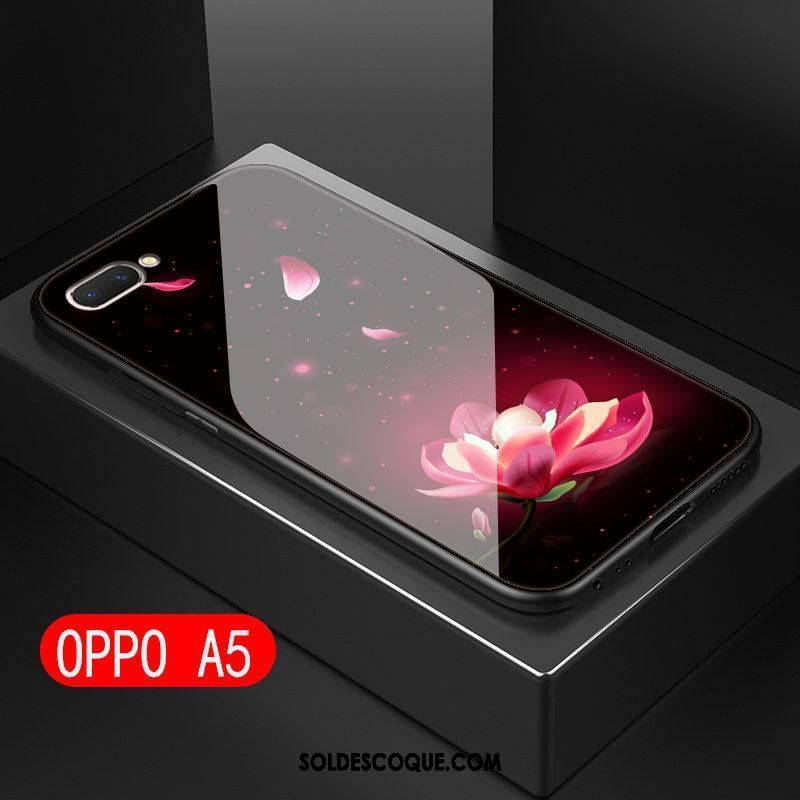 Coque Oppo A5 Nouveau Fluide Doux Silicone Couvercle Arrière Tendance Soldes