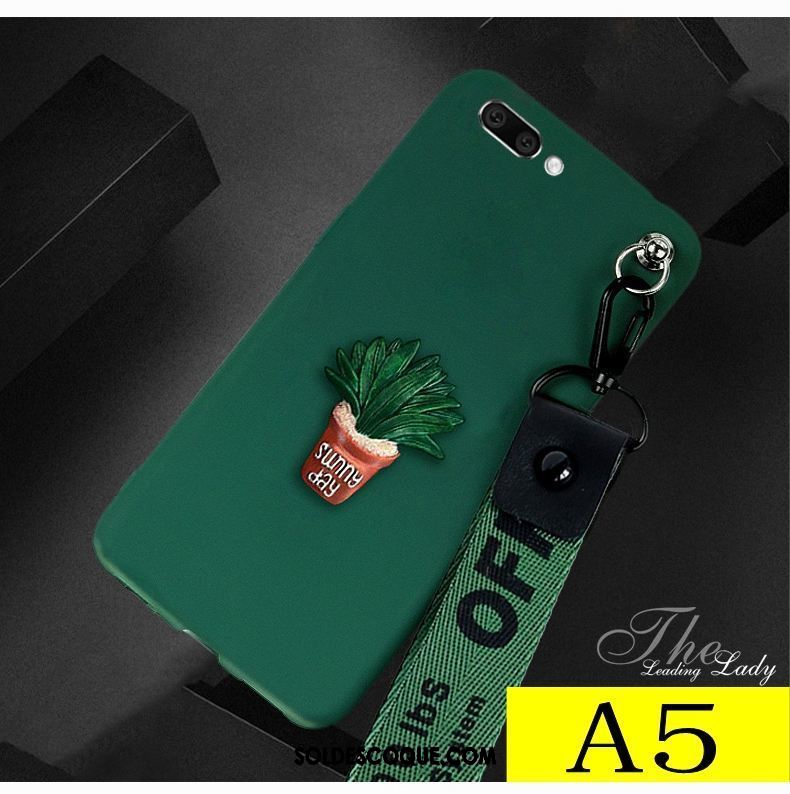 Coque Oppo A5 Nouveau Net Rouge Étui Tout Compris Tendance Pas Cher