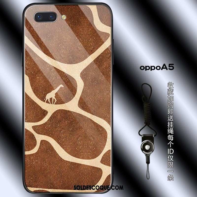 Coque Oppo A5 Personnalité Rose Élégant Étui Charmant En Ligne