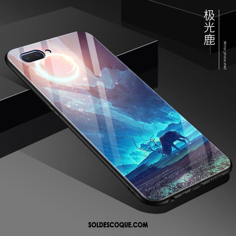 Coque Oppo A5 Tendance Étui Verre Téléphone Portable Silicone En Vente