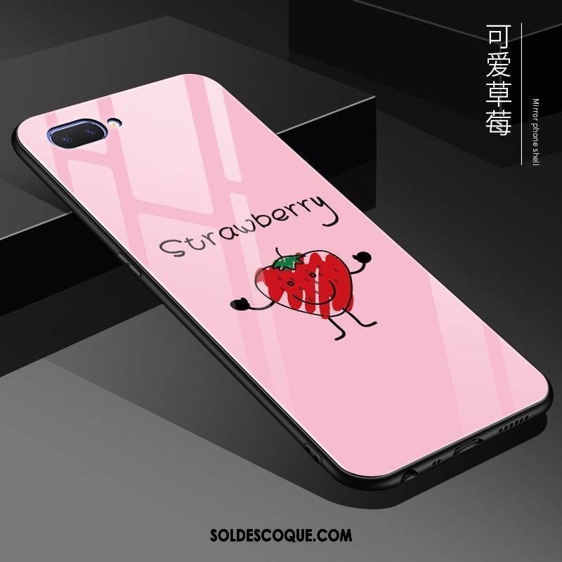 Coque Oppo A5 Tendance Étui Verre Téléphone Portable Silicone En Vente