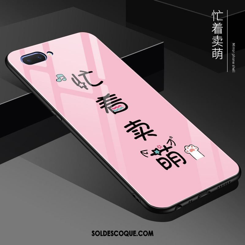 Coque Oppo A5 Tendance Étui Verre Téléphone Portable Silicone En Vente