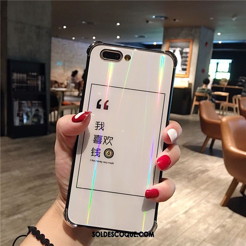 Coque Oppo A5 Verre Étui Téléphone Portable Créatif Incassable Pas Cher