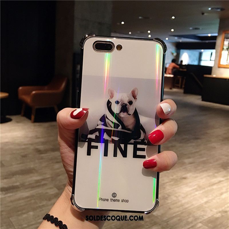 Coque Oppo A5 Verre Étui Téléphone Portable Créatif Incassable Pas Cher