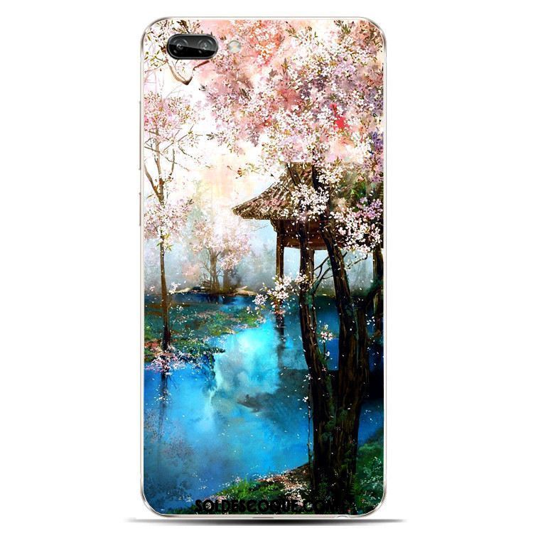 Coque Oppo A5 Étui Beau Silicone Fluide Doux Encre Housse En Vente