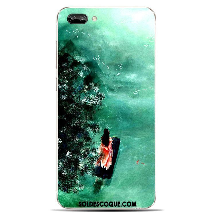 Coque Oppo A5 Étui Beau Silicone Fluide Doux Encre Housse En Vente