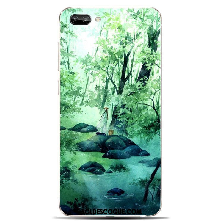 Coque Oppo A5 Étui Beau Silicone Fluide Doux Encre Housse En Vente