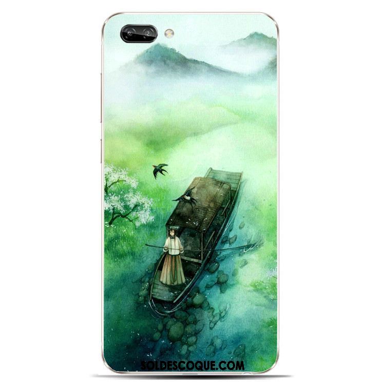 Coque Oppo A5 Étui Beau Silicone Fluide Doux Encre Housse En Vente