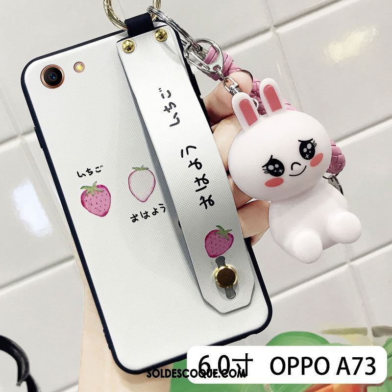 Coque Oppo A73 Blanc Créatif Tout Compris Étui Charmant En Vente