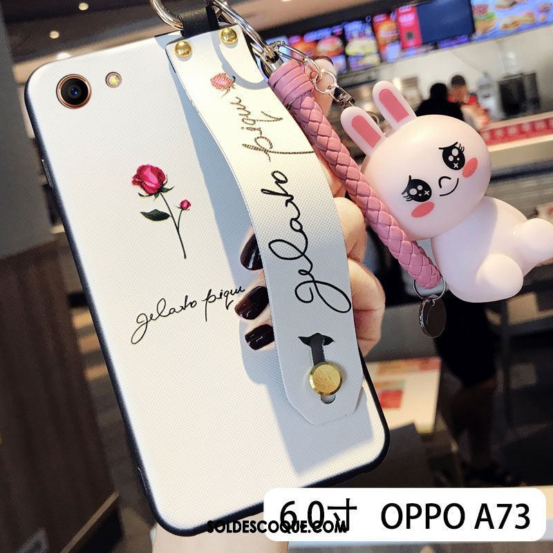 Coque Oppo A73 Blanc Créatif Tout Compris Étui Charmant En Vente