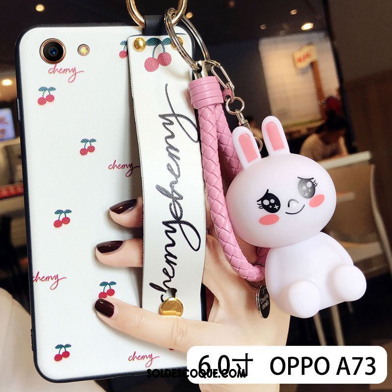 Coque Oppo A73 Blanc Créatif Tout Compris Étui Charmant En Vente