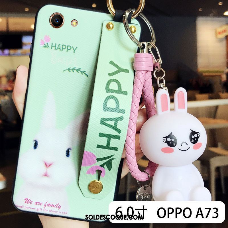 Coque Oppo A73 Blanc Créatif Tout Compris Étui Charmant En Vente