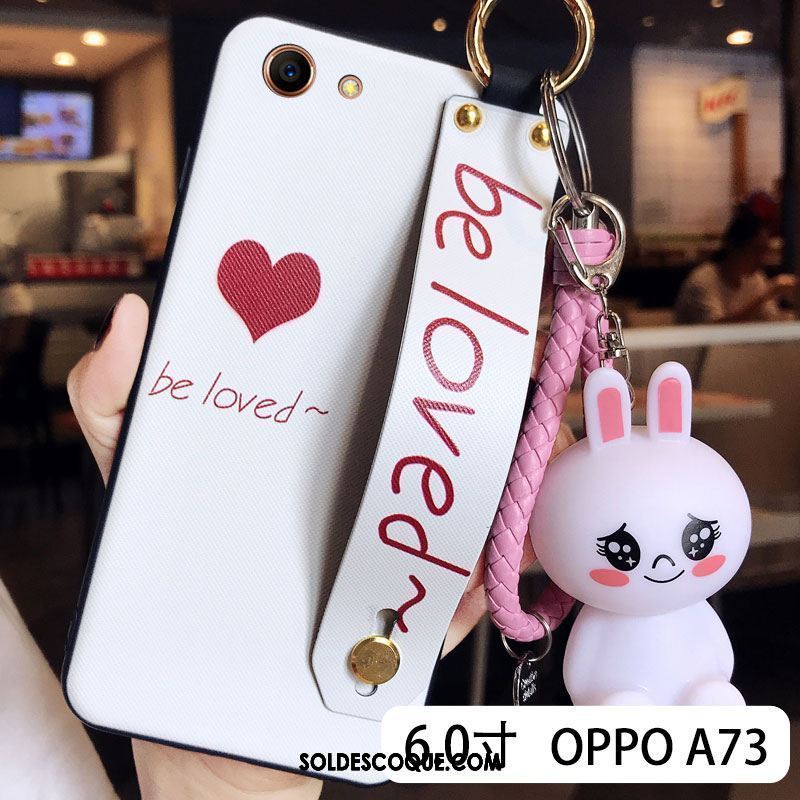 Coque Oppo A73 Blanc Créatif Tout Compris Étui Charmant En Vente