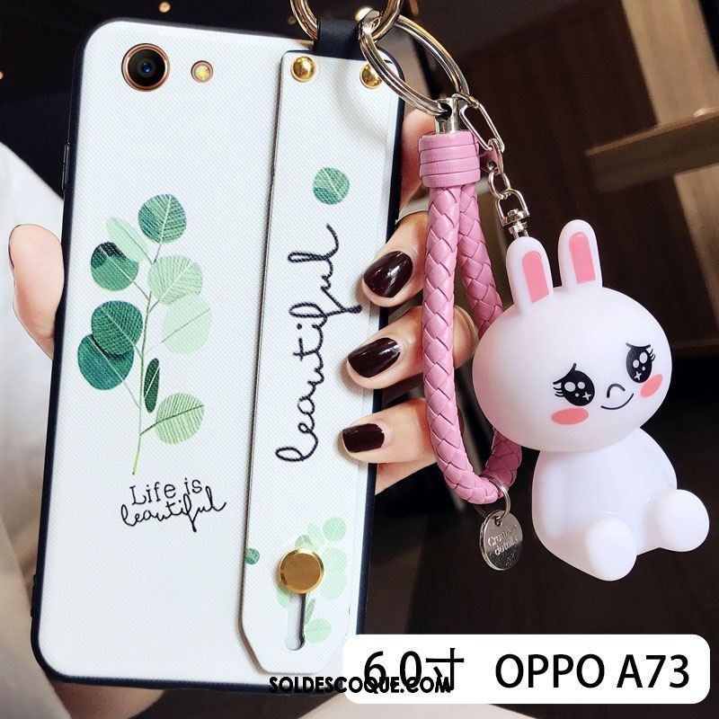 Coque Oppo A73 Blanc Créatif Tout Compris Étui Charmant En Vente