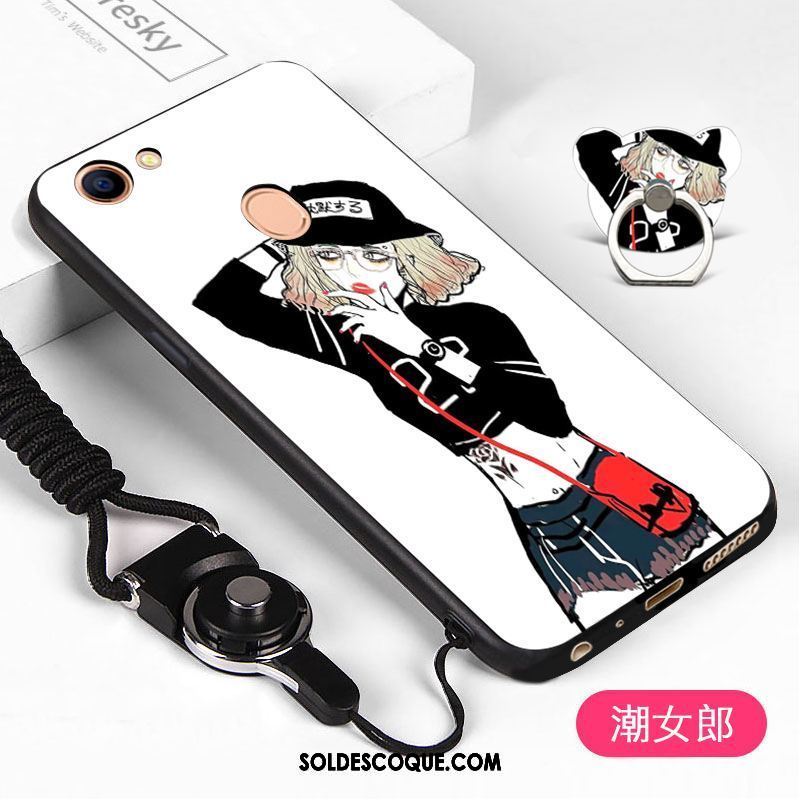 Coque Oppo A73 Blanc Téléphone Portable Incassable Fluide Doux Tendance En Vente