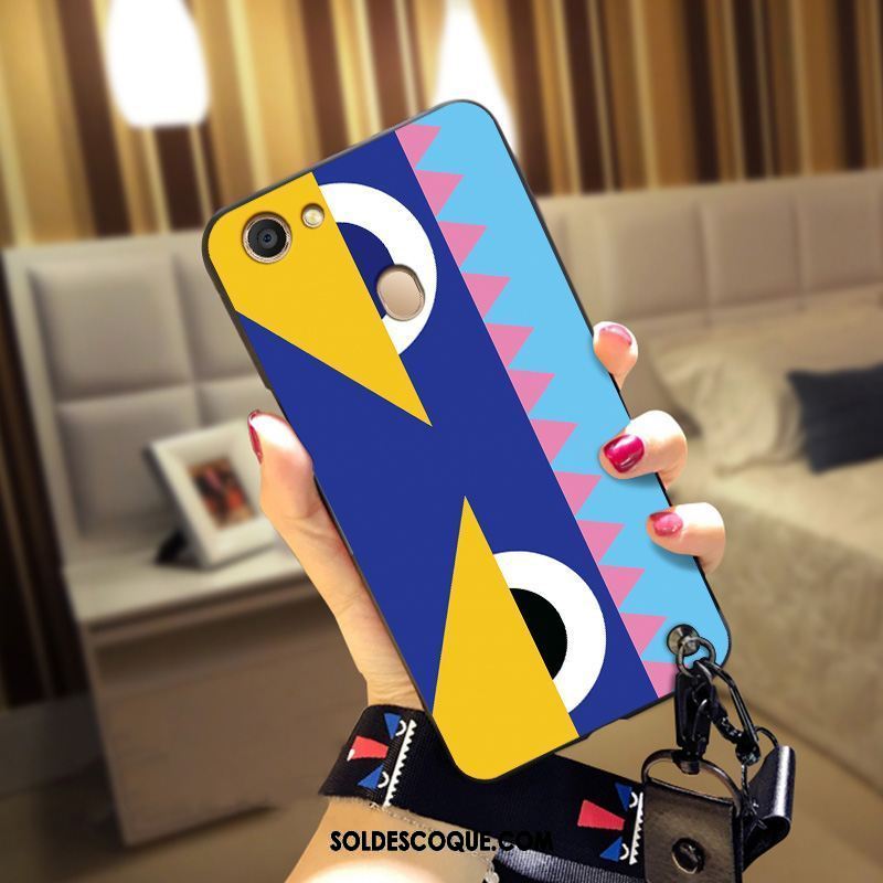 Coque Oppo A73 Bleu Nouveau Téléphone Portable Fluide Doux Protection Soldes