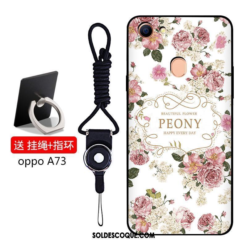 Coque Oppo A73 Bleu Téléphone Portable Étui Silicone Incassable En Vente