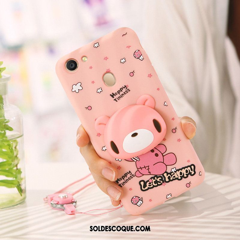 Coque Oppo A73 Créatif Nouveau Incassable Rose Protection Pas Cher