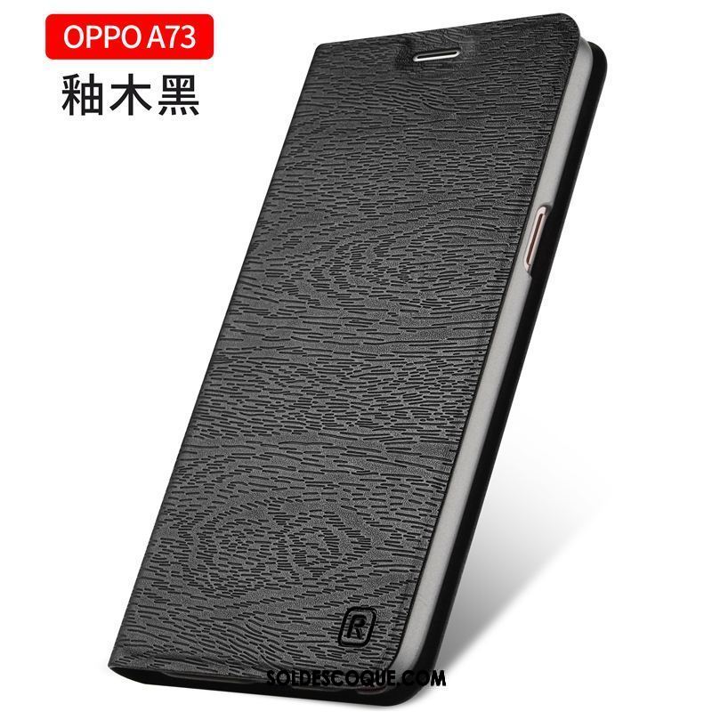 Coque Oppo A73 Créatif Étui En Cuir Protection Marque De Tendance Or Pas Cher