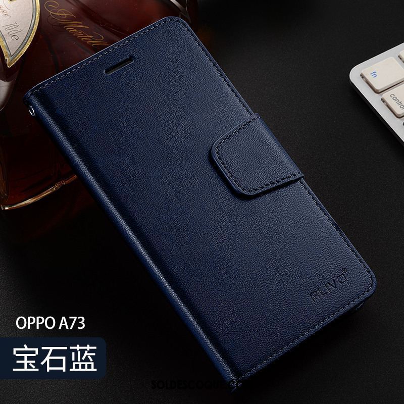 Coque Oppo A73 Fluide Doux Silicone Rouge Incassable Étui En Cuir Pas Cher
