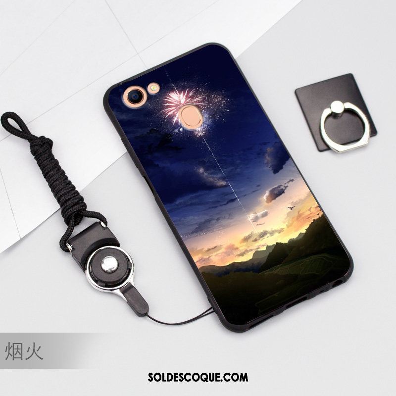 Coque Oppo A73 Gris Incassable Téléphone Portable Silicone Dessin Animé En Ligne