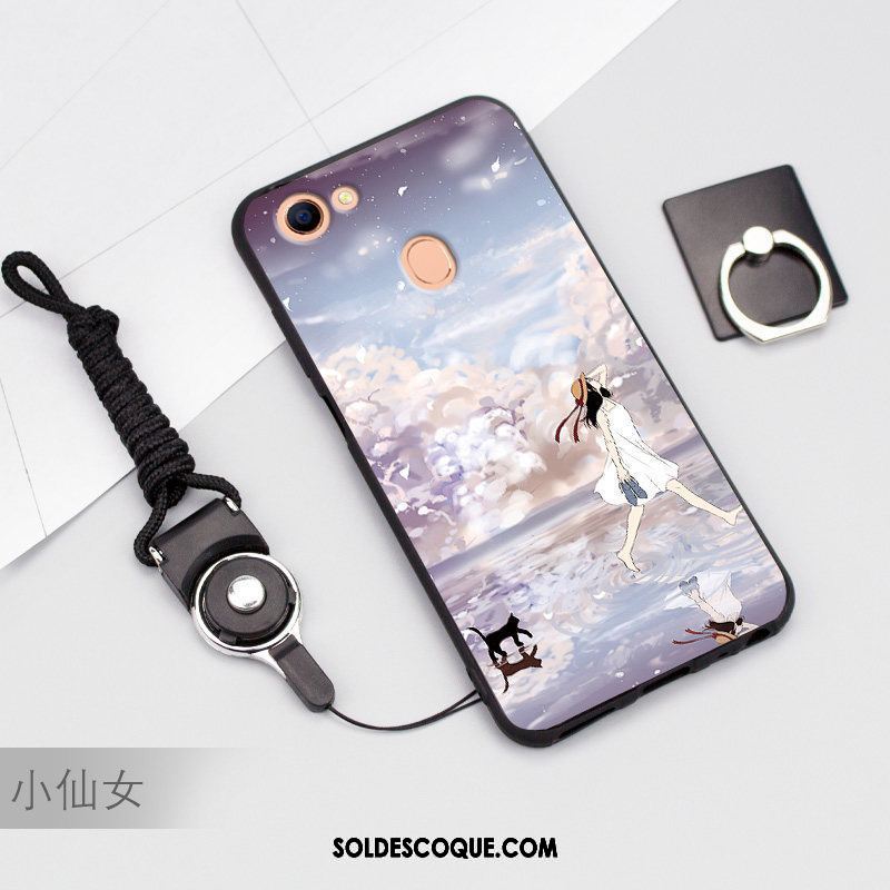 Coque Oppo A73 Gris Incassable Téléphone Portable Silicone Dessin Animé En Ligne