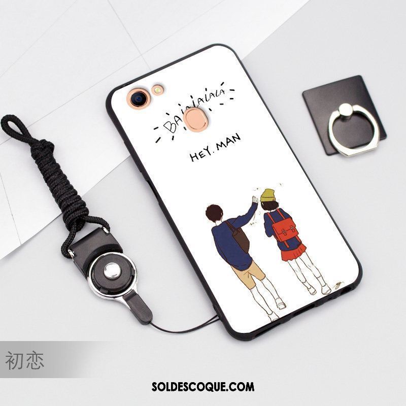 Coque Oppo A73 Gris Incassable Téléphone Portable Silicone Dessin Animé En Ligne