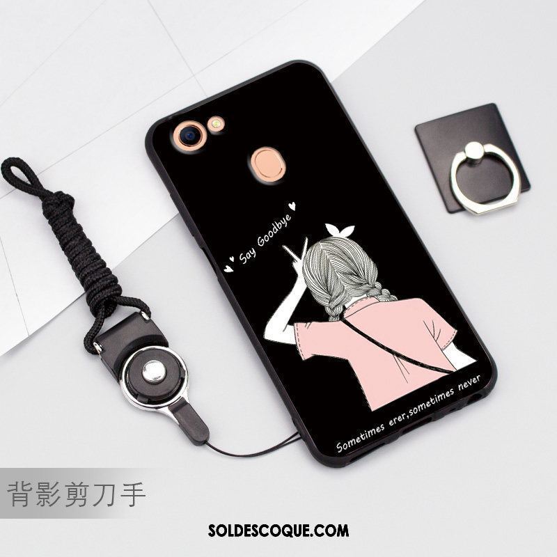 Coque Oppo A73 Gris Incassable Téléphone Portable Silicone Dessin Animé En Ligne