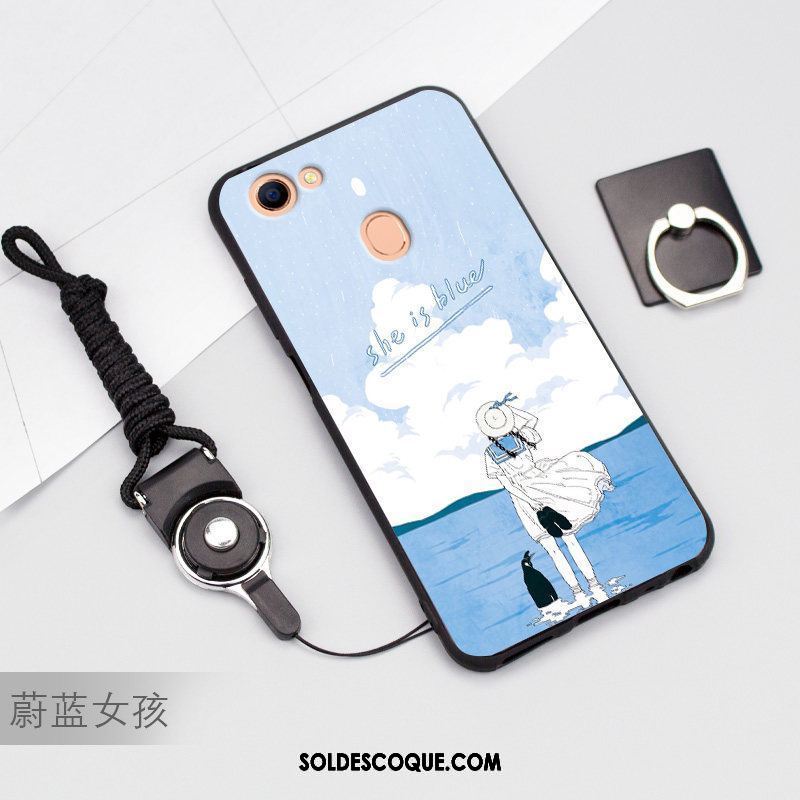 Coque Oppo A73 Gris Incassable Téléphone Portable Silicone Dessin Animé En Ligne