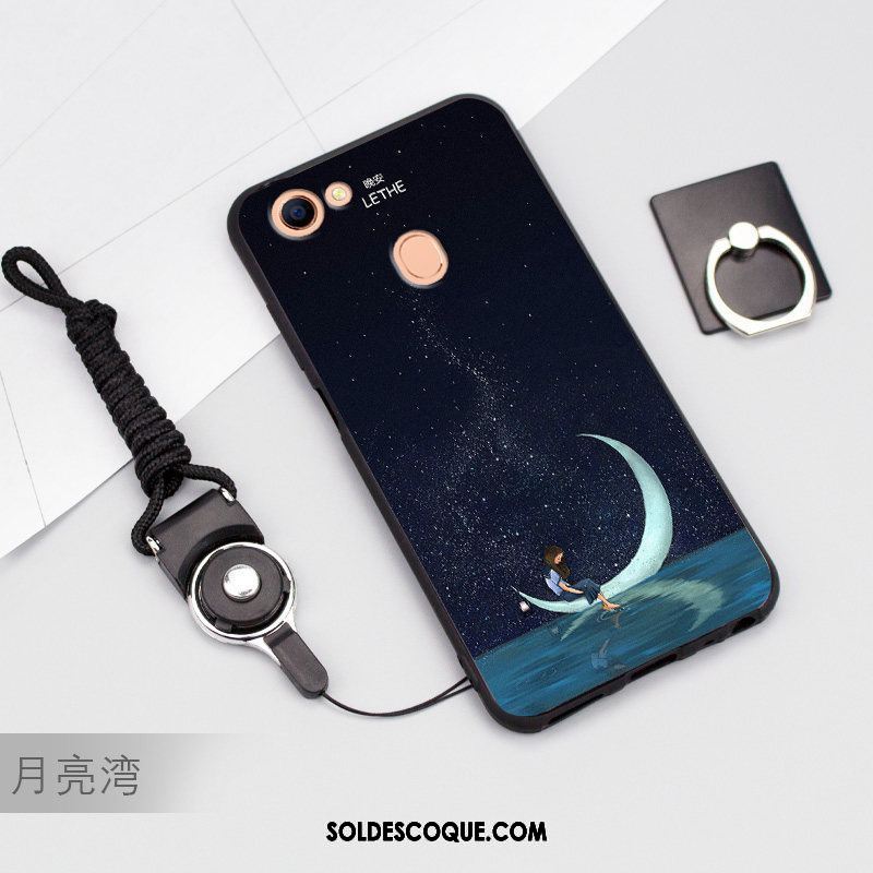 Coque Oppo A73 Gris Incassable Téléphone Portable Silicone Dessin Animé En Ligne