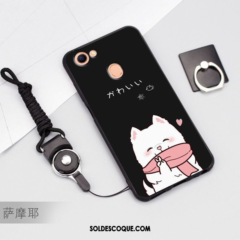 Coque Oppo A73 Gris Incassable Téléphone Portable Silicone Dessin Animé En Ligne