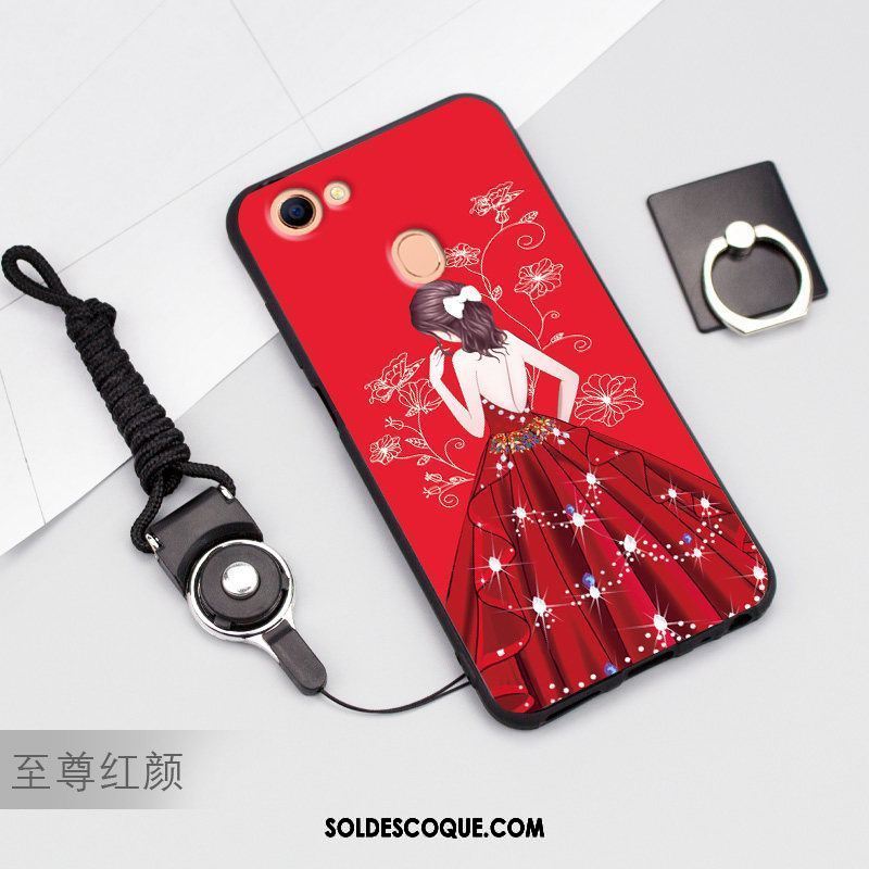 Coque Oppo A73 Gris Incassable Téléphone Portable Silicone Dessin Animé En Ligne