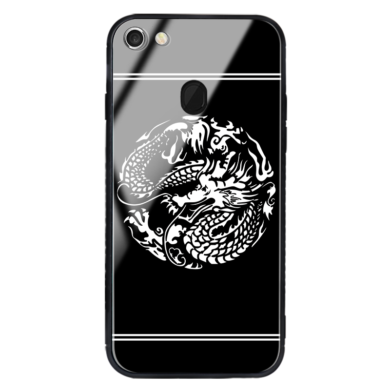 Coque Oppo A73 Incassable Dragon Verre Or Antidérapant Pas Cher